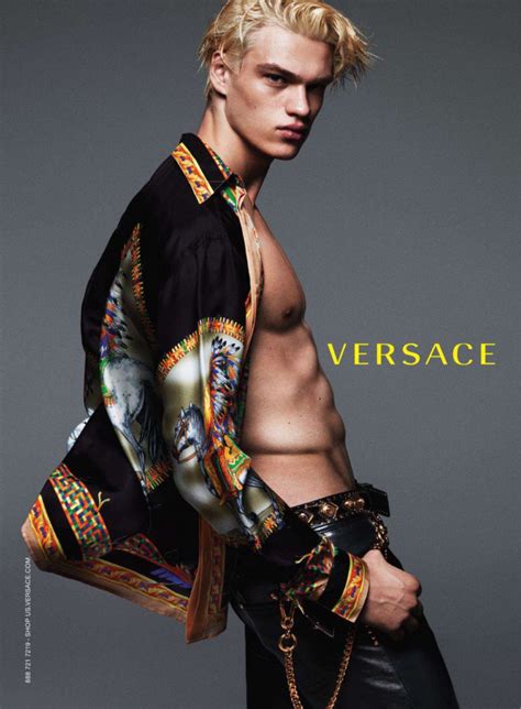 versace menswear models